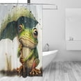 thumbnail image 3 of Shower Curtain Cute Bathroom Shower CurtainCartoonBathroom Decor Waterproof Cloth Fabric with 12 Hooks Bathroom Accessories 72x72 Inch, 3 of 6