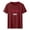 Red, variant on Cilsoka Womens Graphic Letter Print Short Sleeve T-Shirts Crewneck Casual Summer Cute Tees Tops