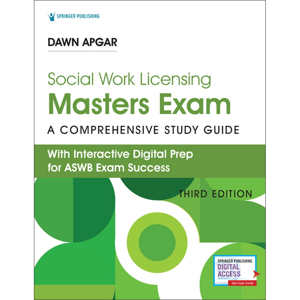 Social Work Masters Exam Guide A Comprehensive Study Guide for