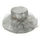 thumbnail image 2 of Flor Red Hilo Sombrero para el sol Playa Protector solar Sombrero para el sol Mujer Organza Sombrero de copa Wmkox8yii jkg5763, 2 of 2