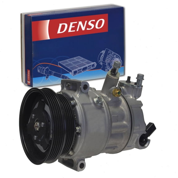 DENSO AC Compressor & Clutch compatible with Volkswagen Jetta 2.5L L5 2005-2014