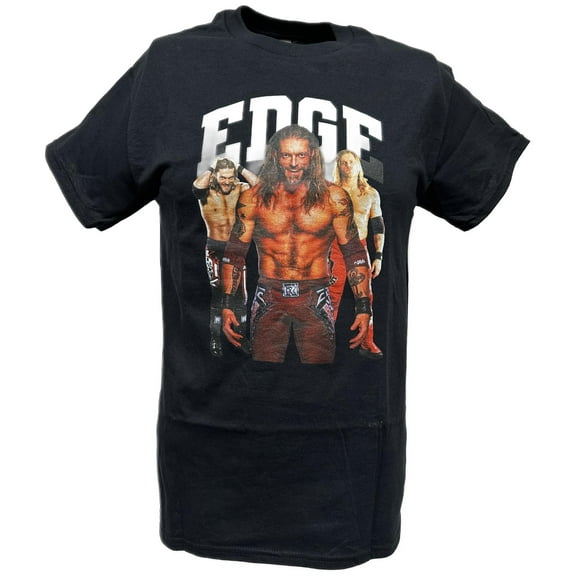 Edge Three Pose Mens Black T-shirt