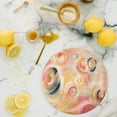 thumbnail image 2 of Society6 Stephanie Corfee Girlie Go Round Round Cutting Board, 2 of 2