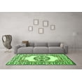 thumbnail image 3 of Ahgly Company Indoor Rectangle Oriental Green Modern Area Rugs, 7' x 10', 3 of 4
