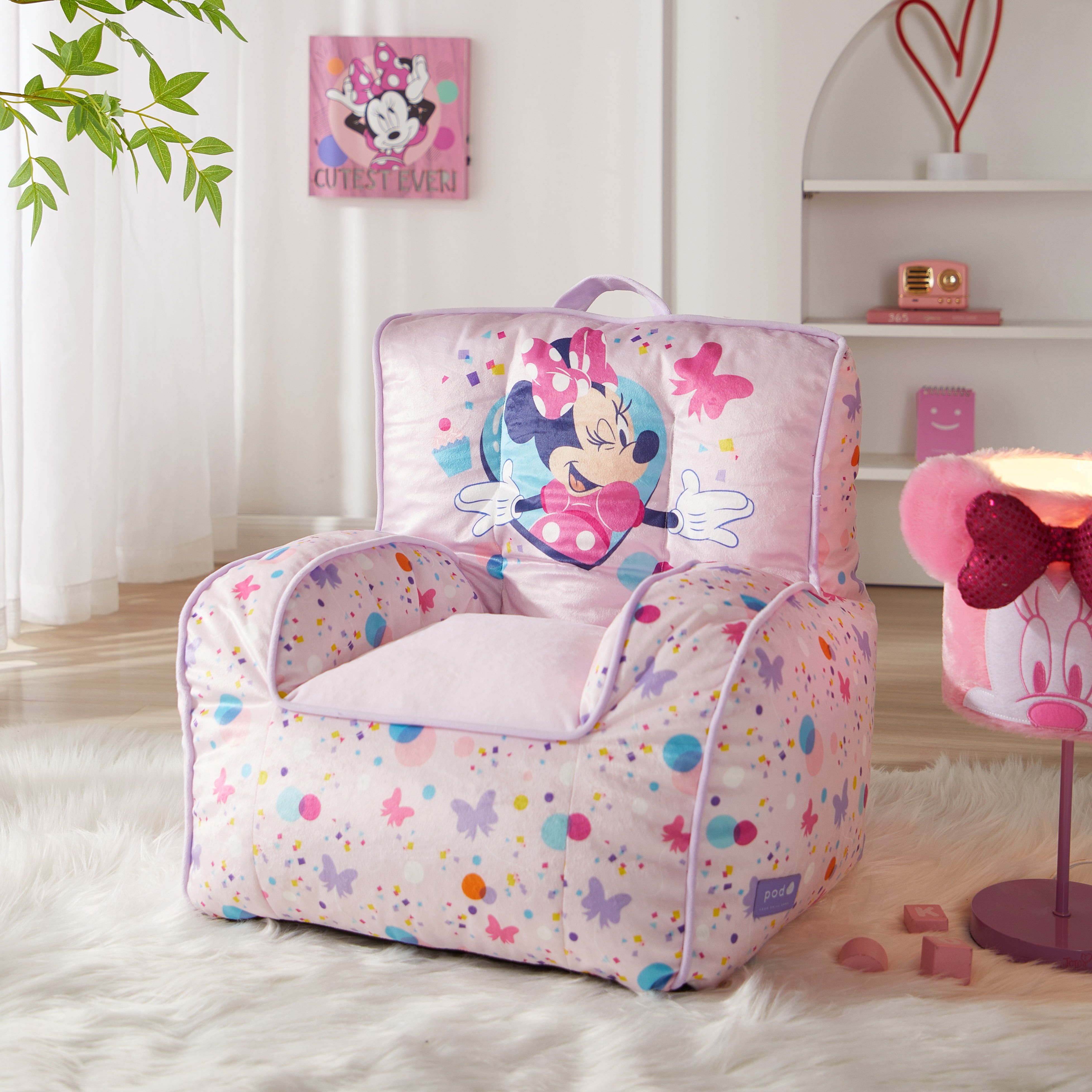 Minnie mouse bean bag on sale chair walmart