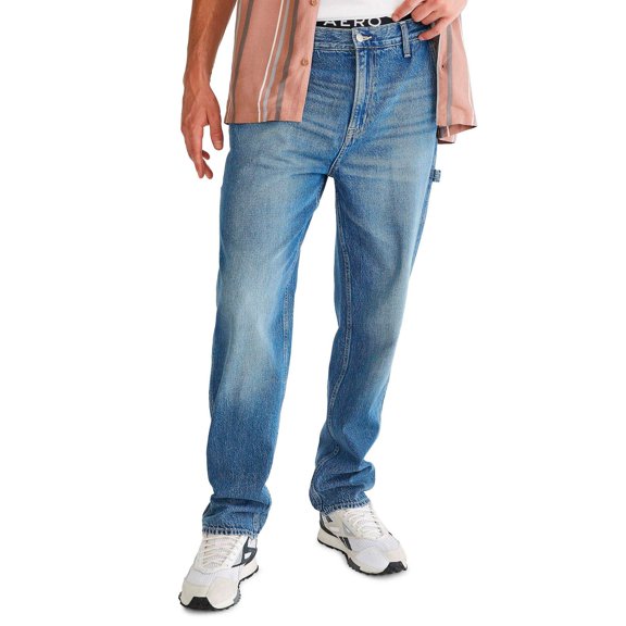 Men's Aeropostale Carpenter Jeans Color: Med Wash Size: M