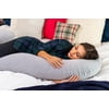 Leachco Snoogle Chic Jersey Body Pillow - Heather Gray