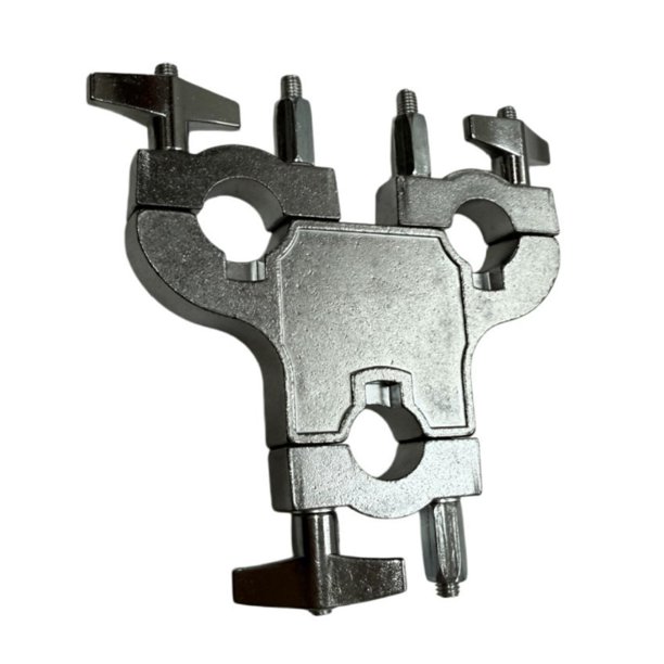 Conector de Abrazadera para Batería Plataforma Triple Montaje Expansión de Platillos Clip Accesorio Soporte Aleación de Zinc Adecuado para Baterías