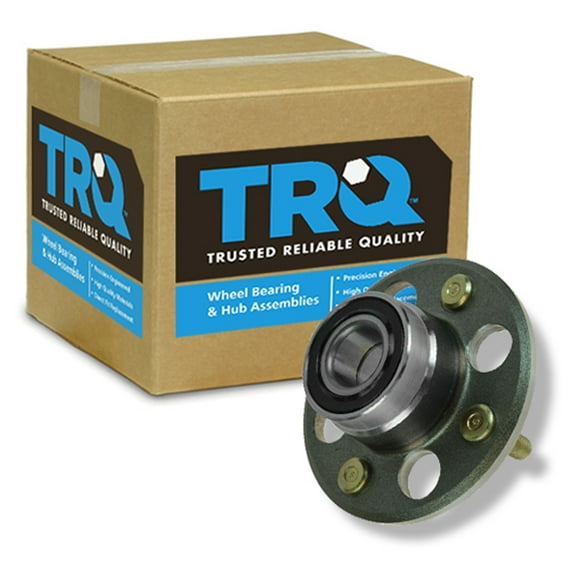 TRQ Rear Wheel Bearing & Hub 4 Lug for Acura EL Honda Civic CRX Del Sol BHA54164