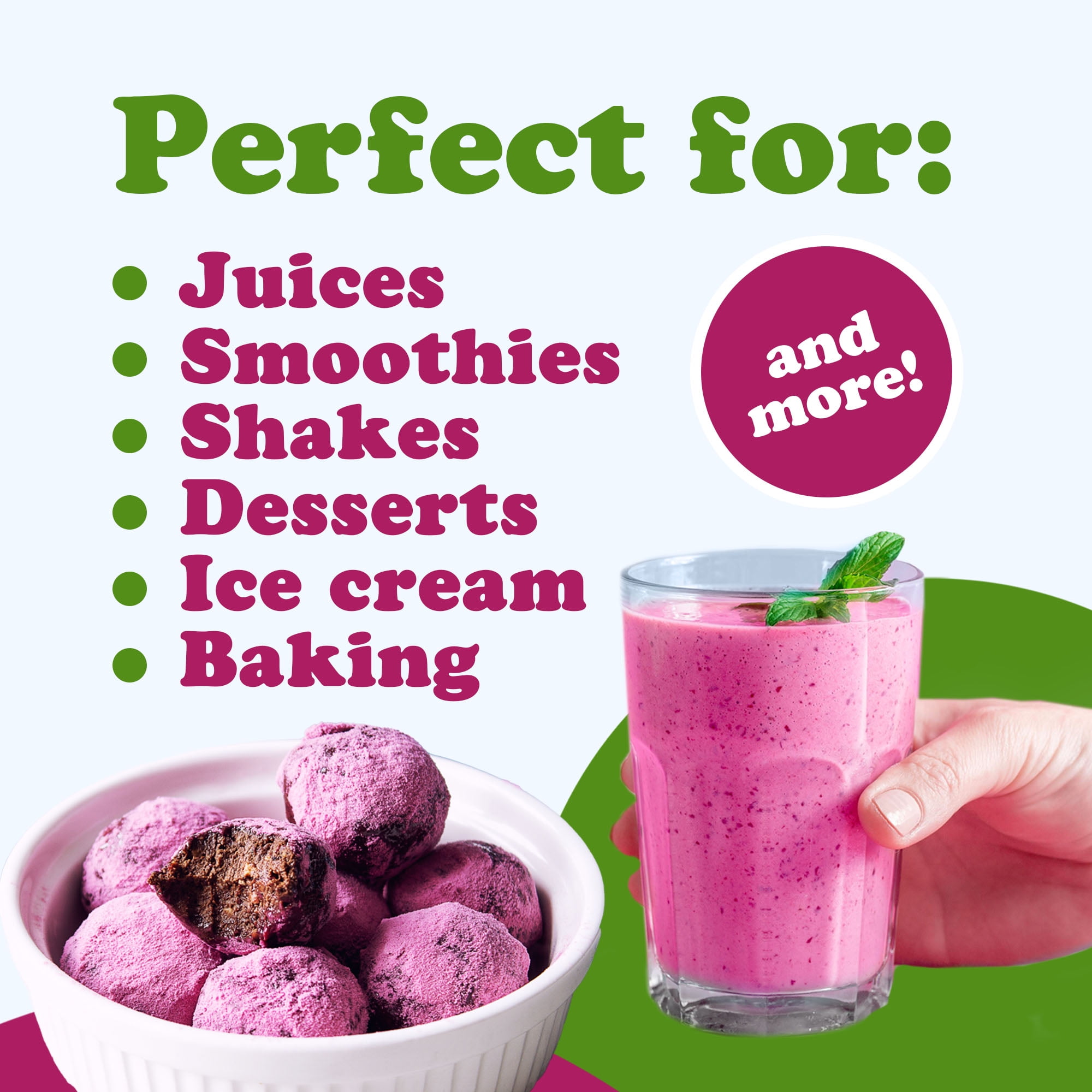 Cherry Juice Powder, 4 Pounds – High in Vitamins and Antioxidants, All Natural Superfood, Perfect for Smoothies, Shakes and Cooking, Vegan, Kosher, Bulk - by Food to Live