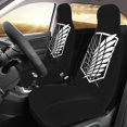 thumbnail image 4 of Attack On Titan Auto Seat Covers 2pcs Car Seat Protectors Non-Slip Vehicle Seat Cushions Stylish Protective Car Seat Covers, 4 of 9