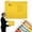 Yellow-A, variant on FC Size Suspension Hanging File Folder, Yellow 16in x 9.44in, Sturdy Paper Hanging File Holder, Paperwork Classification Folder for Filing Cabinet Storage