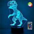 thumbnail image 1 of RKSTN Night Light, LED Lights 3D Dinosaur Children Night Lamp Led Colors Changing Lighting Decoration Creative Gift Lamp Bedside Lamp Table Lamp Personalized Night Light, 1 of 9