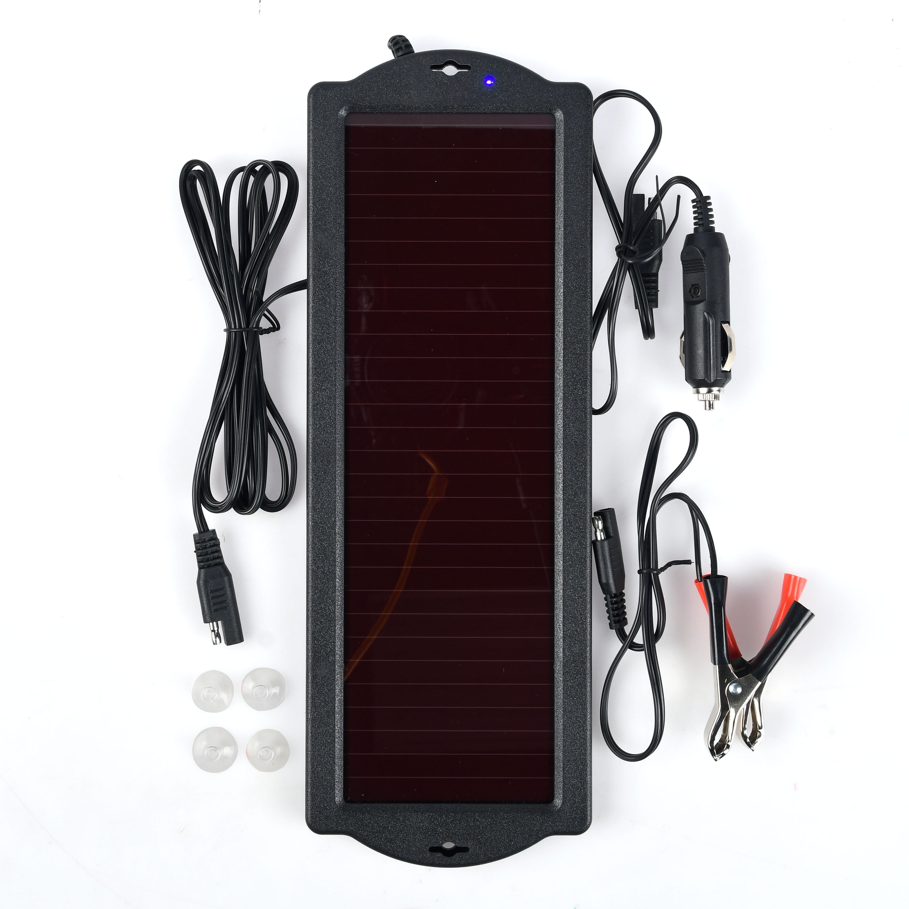 Ozark Trail 12-Volt Solar Battery Maintainer with Carrying Case, Trickle  Charge, BT6318 