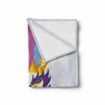 thumbnail image 2 of Mardi Gras Soft Flannel Fleece Throw Blanket, Mardi Gras Carnival Inscription with Traditional Party Clown Costume Hat, Cozy Plush for Indoor and Outdoor Use, 60" x 80", Multicolor, by Ambesonne, 2 of 6