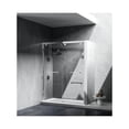 thumbnail image 4 of Elegant Kitchen & Bath SD303-6076PCH 76 x 2.36 x 60 in. Shower Door - Polished Chrome, 4 of 8