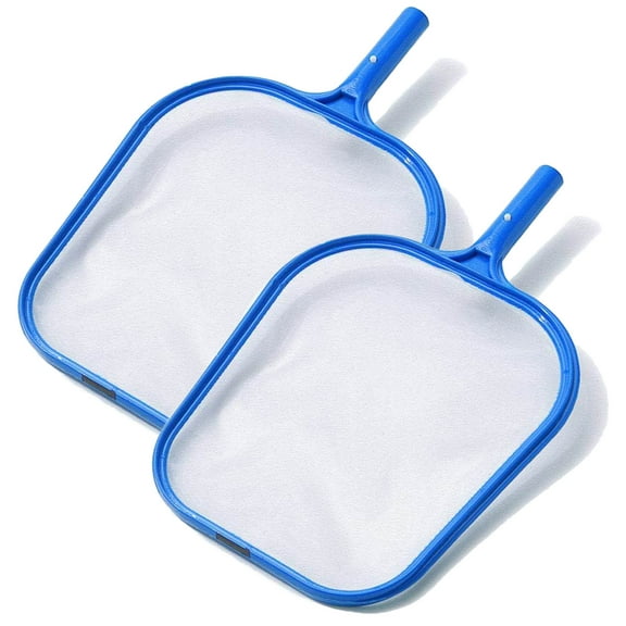 Hydrotools Residential Swimming Pool Maintenance Leaf Skimmer Mesh Net (2 Pack)