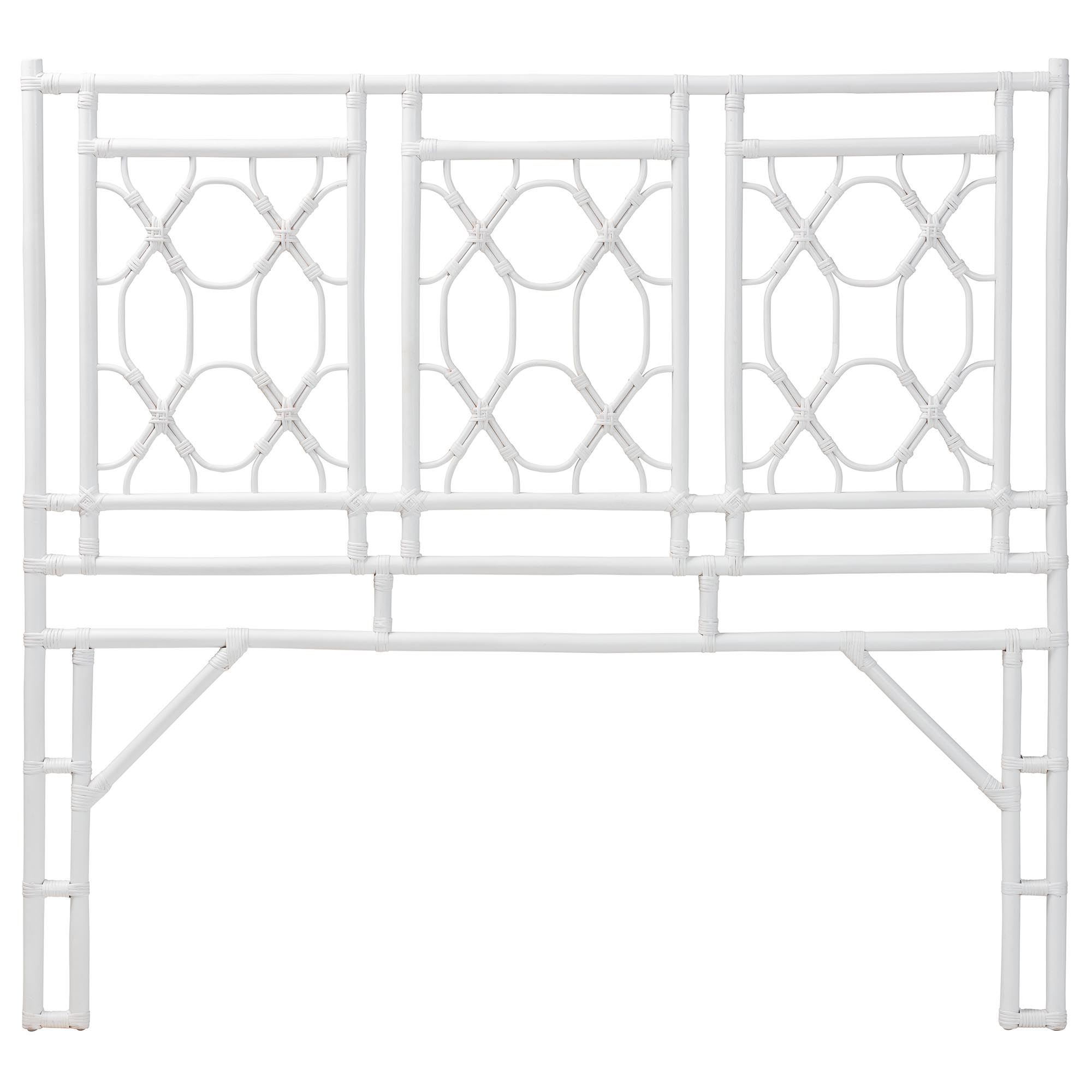 bali & pari Sampson Boho Standalone Headboard, Queen, White