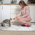 thumbnail image 4 of Kitchen Rugs and Mats Non Skid Washable Gray and Purple Marble Kitchen Mat and Rug Set,Floor Cushion Waterproof Rug,Rubber Backed Area Rugs for Kitchen Laundry, 4 of 7