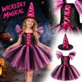 thumbnail image 6 of Women Halloween Costume Dress With Witch Hat, Tulle Party Outfit For Cosplay, Dance Recitals, Stage Performances, Costume Parties, Photo Sessions, Parades And Fantasy Dress Up Occasions, 6 of 7