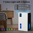 thumbnail image 6 of DARKIRON Dehumidifier for Home, 95 OZ Water Tank, (1000 sq.ft) Dehumidifiers for Bathroom Bedroom Basement with Auto Shut Off,7 Colors LED Light (White), 6 of 6