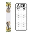 thumbnail image 6 of Table Runner Dresser Scarves 72 Inch Long, Watercolor Sunflowers and Elephant Linen Dining Table Runners Farm Yellow Flowers Tabletop Scarf for Wedding Holiday Party Kitchen, 6 of 7