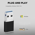 thumbnail image 2 of Aluminum Mini USB 3.0 Memory Card Reader Adapter for Micro-SD Card/TF Card Reader Adapter Pc Compute, 2 of 5