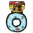thumbnail image 4 of Tuffy Holiday Medium Ring Snowman, Durable Plush Squeaky Dog Toy, 4 of 6
