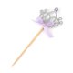 thumbnail image 3 of 10 Uds Corona Pastel Cupcake Topper Con Lazo Con Cinta Fiesta Cumpleaños Postre Decoración Plata, 3 of 5