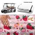 thumbnail image 6 of XYZCANDO Golf Cart Seat Covers Portable Breathable, Compatible with Outdoors Summer Club Car Seats Cushion Cover(Strawberry Pattern), 6 of 8