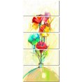 thumbnail image 2 of Spring Flowers Bouquet in a Vase - Large Floral Canvas Art Print, 2 of 3