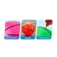 thumbnail image 5 of 6 Pcs Mini Basketballs for Kids Colorful 5" Small Basketball Toys for over the Door Basketball Hoop Inflatable Rubber Ball for Indoor & Outdoor Sports, Party Favor Gifts for Toddler, 5 of 10