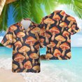 thumbnail image 3 of Camisa hawaiana con estampado 3D de hongos mágicos para hombre, camisas de playa con patrón colorido, blusas casuales de verano de manga corta, blusas cómodas, 3 of 5