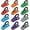 Multicolor, variant on Unbranded Chip Clips, Magnetic Bag Clips with Air Tight Seal for Food Storage, 12 Pieces (Gray)