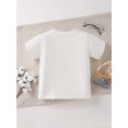 thumbnail image 3 of Boys' 100% Cotton T-shirt. Father'S Day Edition. With Letter Prints of "Happy Father'S Day to the Best Daddy". Comfortable and Casual, Suitable for Outdoor Activities in Summer. Boy, 3 of 7
