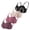 Nude/Burg Mist + Light Brown/Black, variant on Plus Size Wireless Nursing Bra Full Coverage 4-Pack S Size