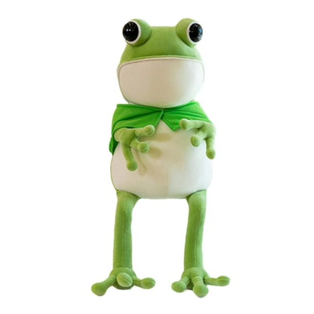 Frog Plush Toy Green Plush Frog Toy Stuffed Animal Toy for Living Room Sofa  Girl 60cm 