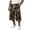 Army Green, variant on JoveMarine Men's Camo Drawstring Cargo Shorts - Plaid Work Shorts with Pockets, Knee-Length Loose Fit for Outdoor Daily,Army Green L