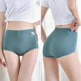 thumbnail image 2 of 5Pcs Cotton Panties Breathable Women Underwear Briefs Solid Color Ladies Underpants, 2 of 5
