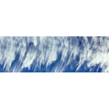 Cloud 9 San Diego Low angle view of cirrus clouds in the sky La Jolla San Diego San Diego County California USA Poster Print ()