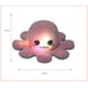 thumbnail image 3 of Juguete de peluche de pulpo luminoso Reversible, mini lindo muñeco de animal de peluche de pulpo de doble cara 1 Uds rosa-azul Xemadio HMJM137-6, 3 of 5