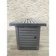 thumbnail image 3 of Living Source International Metal Propane/Natural Gas Fire Pit Table in Gray, 3 of 3
