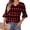 Multicolor, variant on Drovellove Women's Casual Blouse with Ruffled 3/4 Sleeve Tops – Soft, Stretchy Fit for Spring & Summer
