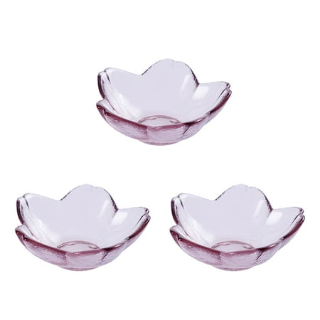 

3PCS Cherry Blossoms Dish Japanese Style Pink Tableware Seasoning Sauce Dish Small Dish Cold Dish Snack Plate