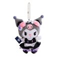 thumbnail image 1 of Muñeco de peluche de Lolita Kuromi Kawali para niñas, muñeco de moda de dibujos animados, bonito llavero esponjoso de belleza, juguetes de decoración colgante, novedad de 2022 Fivean unisex, 1 of 2