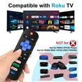 (Pack of 2) New Universal Remote Control for Roku TV,Replacement for