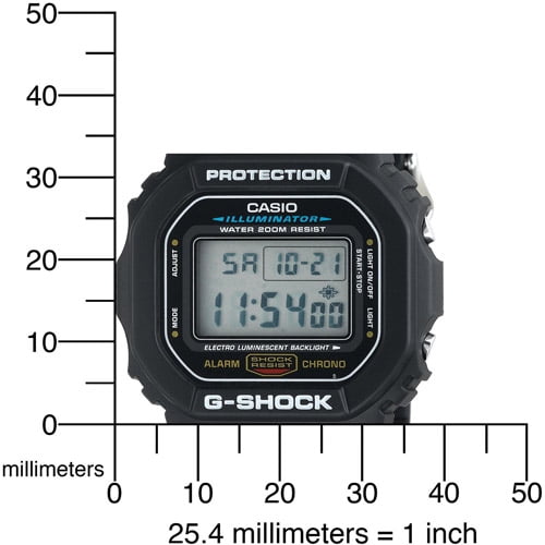 Inconveniencia Bombero Casi Casio G-Shock Classic Core Watch DW5600E-1V - Walmart.com