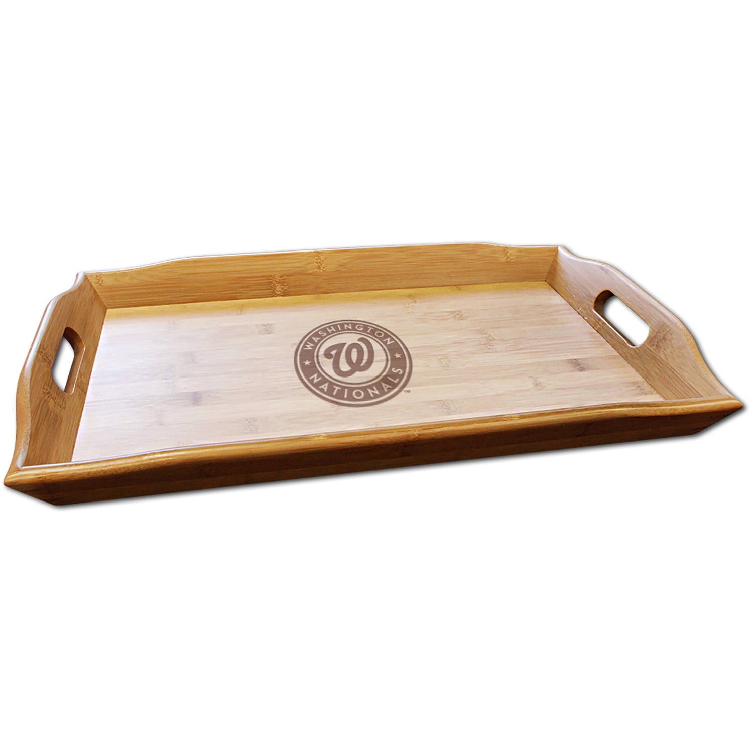 MLB Team Engraved Bamboo Serving Tray