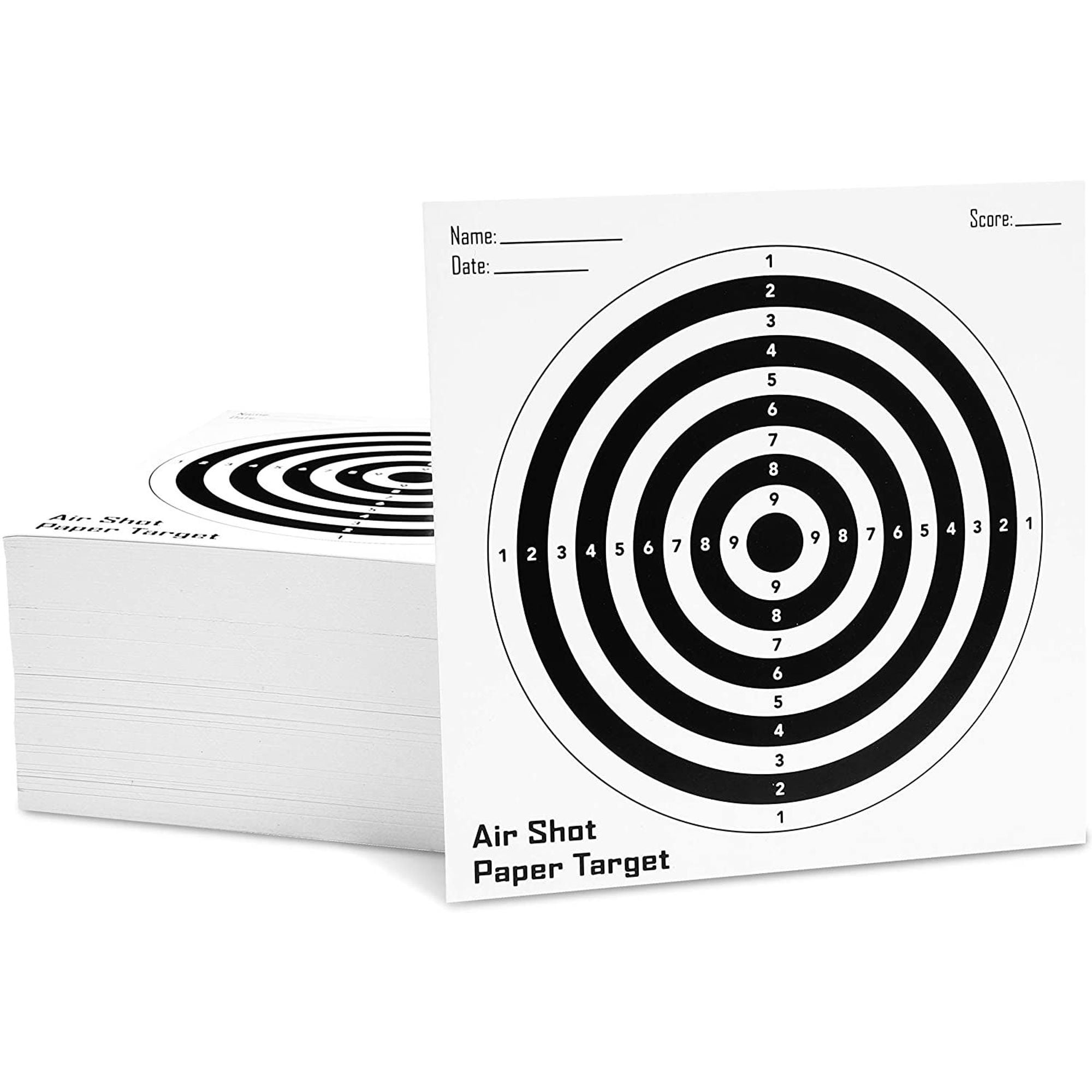 100 x Shooting Targets Reactive Splatter Range Paper Target Gun Shoot Rifle Glow 