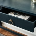 thumbnail image 4 of SAFAVIEH Esther Amish 2 Drawer Rectangle Wood Desk, Navy (22 in. W x 46 in. D x 30 in. H), 4 of 14